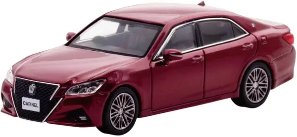 Model de colecție Carnel Modern: Automobile - Toyota Crown Athlete S Japan Color Selection Package, luciu cristal roșu intens cu fulgi de sticlă, 2015