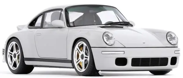 Model de colecție din metal Almost Real Modern: Mașini - RUF SCR (2018) (Chalk Grey)