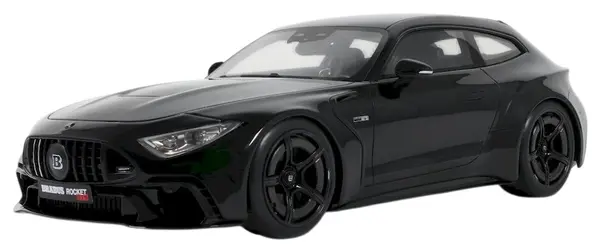 Model de colecție GT Spirit Contemporary: Automobile - Brabus Rocket GTS Obsidian Black 2024