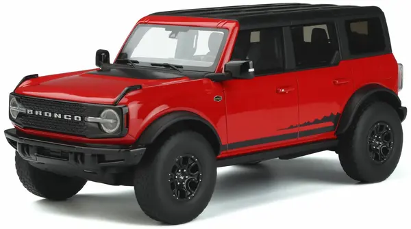 Model de colecție GT Spirit Modern: Mașini - Ford Bronco 4 Doors (Red) (2021)