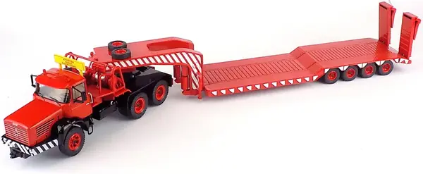 Model de colecție IXO Contemporary: Automobile - Berliet TB 015 M3 6X4 (Red) (1960)