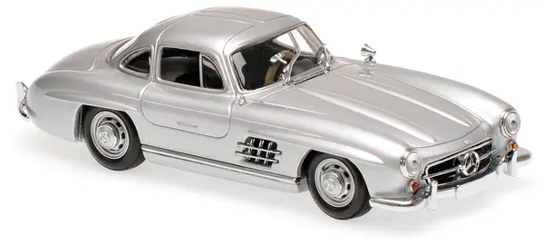 Model de colecție MINICHAMPS Modern: Automobile - Mercedes-Benz 300 SL (W198 I) 1955, Silver