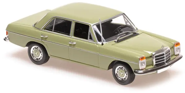 Model de colecție MINICHAMPS Modern: Mașini - Mercedes-Benz 200, 1968, Light Green