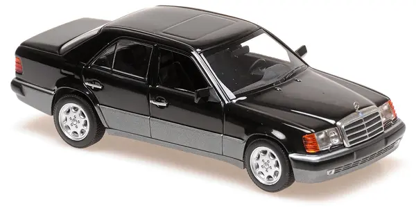 Model de colecție MINICHAMPS Modern: Mașini - Mercedes-Benz 500E V8, 1991, Black