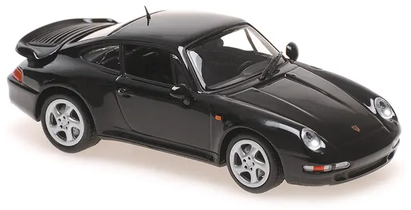 Model de colecție MINICHAMPS Modern: Mașini - Porsche 911 Turbo (993), 1995, Black