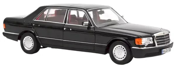 Model de colecție NOREV Contemporary: Automobile - Mercedes-Benz 560 SEL 1991 Black