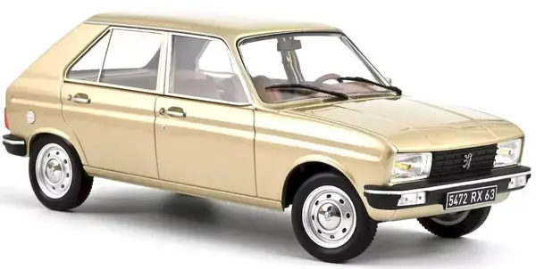 Model de colecție NOREV Modern: Мașini - Peugeot 104 GR (1981) (Beige metallic)