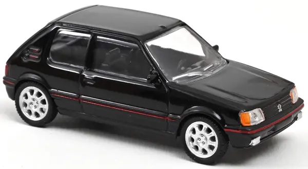 Model de colecție NOREV Modern: Мașini - Peugeot 205 GTI (1988) (Black) (1:54)
