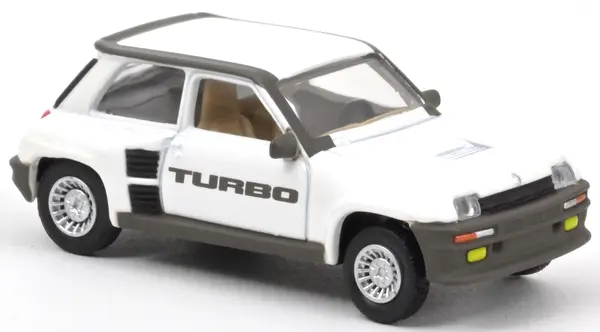 Model de colecție NOREV Modern: Мașini - Renault 5 Turbo (1981) (Pearl White) (1:54)
