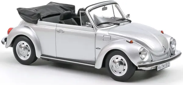 Model de colecție NOREV Modern: Mașini - Volkswagen 1303 Cabriolet (1973) (Silver)