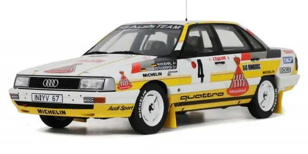 Model de colecție OTTOMobile Curse: Mașini - AUDI 200 QUATTRO WHITE MONTE CARLO (1987)