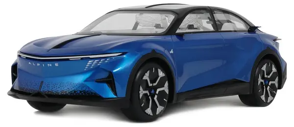 Model de colecție OTTOMobile Modern: Automobile - Alpine A390 β, Specular Blue, 2024