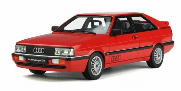 Model de colecție OTTOMobile Modern: Mașini - Audi GT Coupe (Red) (1987)