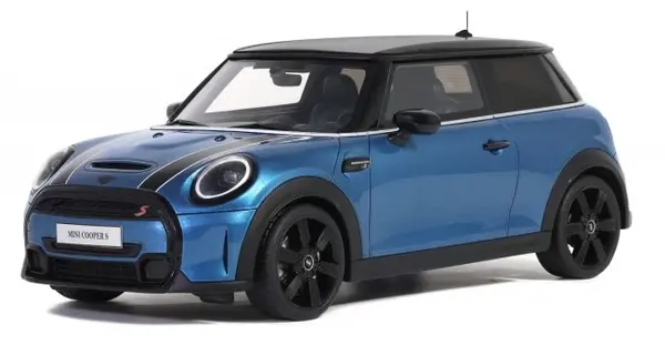 Model de colecție OTTOMobile Modern: mașini - MINI COOPER S (BLUE) (2021)