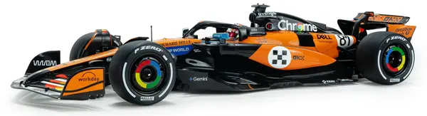 Model de colecție SOLIDO Mașini de curse - McLaren MCL39 #81 O. Piastri GP Monaco 2025