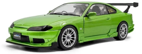 Model de colecție SOLIDO Modern: Automobile - Nissan Silvia S15 Spec-R Aero Solido Works, Verde, 1999
