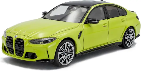Model de colecție SOLIDO Modern: Mașini - BMW M3 Competition Sedan, Sao Paulo Yellow, 2023