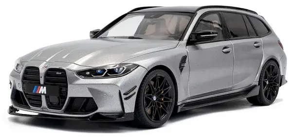Model de colecție SOLIDO Modern: Mașini - BMW M3 Touring with Performance Parts, Frozen Pure Grey Metallic, 2024