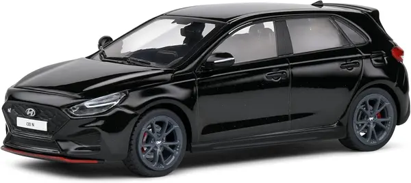 Model de colecție SOLIDO Modern: Mașini - Hyundai i30 N (Black) (2022)