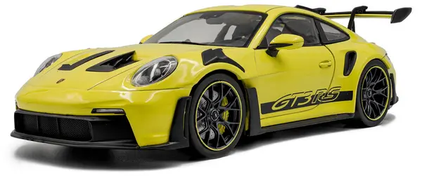 Model de colecție SOLIDO Modern: Mașini - Porsche 911 GT3 RS SOLIDO WORKS, Neon Lime, 2024
