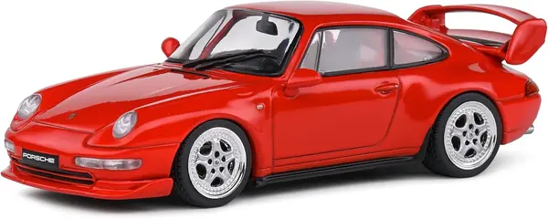 Model de colecție SOLIDO Modern: Mașini - Porsche 993 RS Clubsport (Red) (1993)