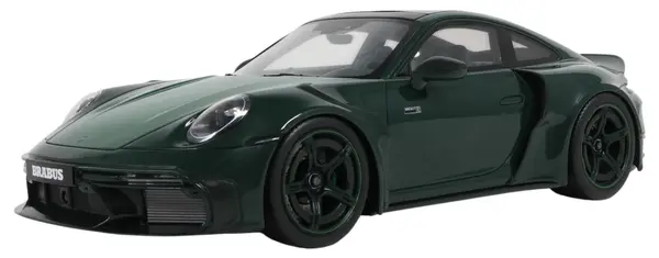 Model de colecționar GT Spirit Modern: Mașini - Porsche 911 Turbo S Brabus 900 Rocket-R, Mean Green, 2024