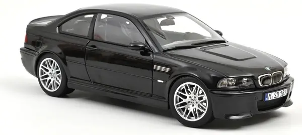 Model de colecționar NOREV Modern: Mașini - BMW M3 CSL, Saphire Black, 2003