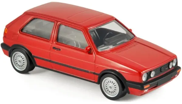 Model de colecționar NOREV Modern: Mașini - Volkswagen Golf Gti G60 (1990) (Red) Jet Car (840062)