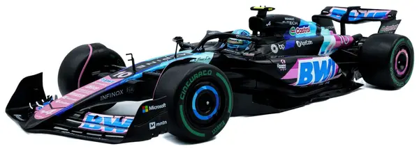 Model de colecționar SOLIDO Curse: Mașini - Alpine F1 Team A524 #10 P.Gasly, Brazilian GP, Blue, 2024