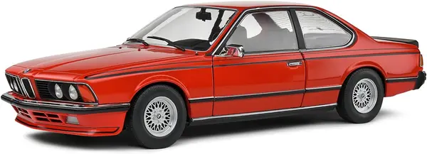 Model de colecționar SOLIDO Modern: Mașini - BMW 635 CSI (E24) RED 1984