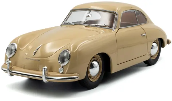 Model de colecționar SOLIDO Modern: Mașini - Porsche 356 PRE-A (Light Brown) (1953)