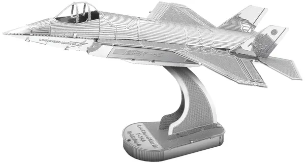 Model metalic de asamblat Metal Earth - F-35A Lightning II