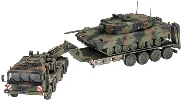 Modele asamblabile Revell Militare: Tancuri - SLT 50-3 'Elephant' + Leopard 2A4, 421 piese