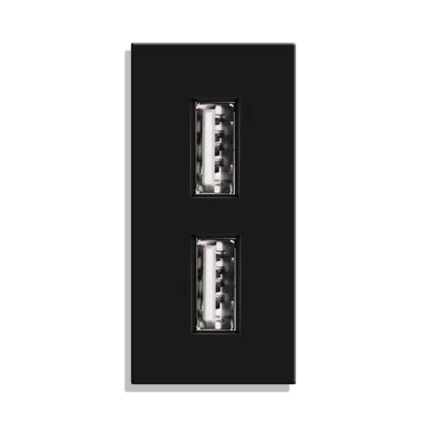 Modul 1/2 priză USB dublu 2.4A