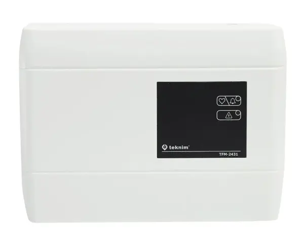 Modul adresabil Teknim TFM-2431, 1 intrare, 2 iesiri paralele, protectie scurtcircuit