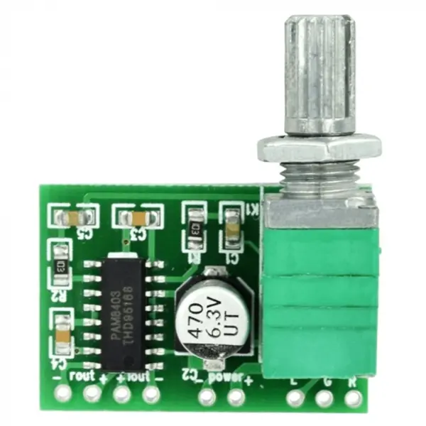 Modul amplificator audio clasa D 2x3W DC 5V PAM8403