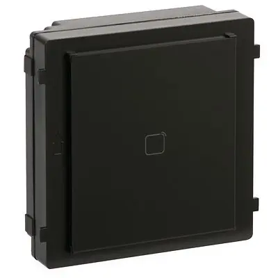 Modul cititor de card EM pentru videointerfon modular Hikvision DS-KD-E;deschidere usi cu card acces EM 125 KHz (cardurile nu
