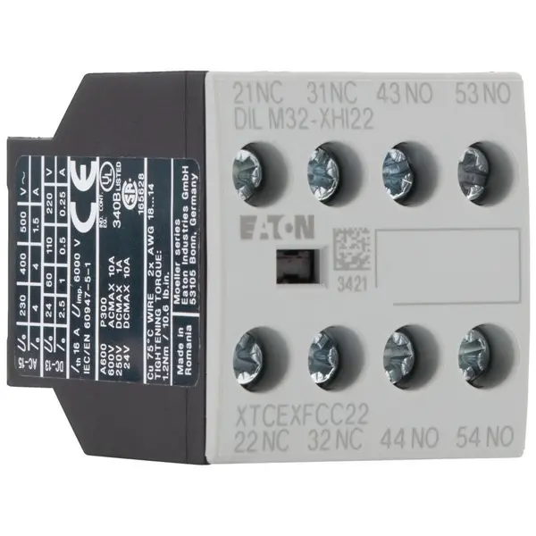 Modul contacte auxiliare DILM32-XHI22, 2NO+2NC Eaton Moeller 277377