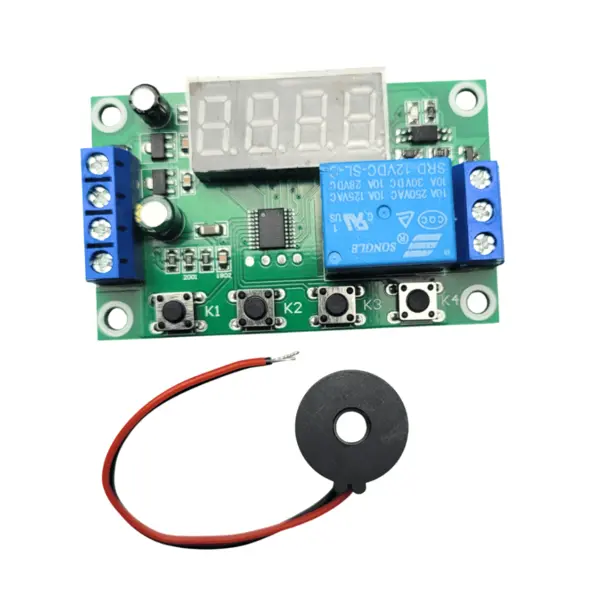 Modul detectie curent 220VAC cu releu, 0-5A, 12V