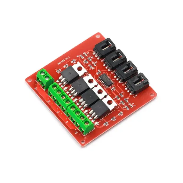 Modul driver MOSFET de putere, 4 canale IRF540, 3.3V - 5V