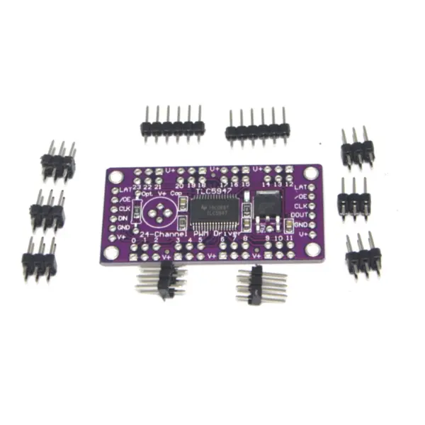 Modul driver PWM, TLC5947, 24 canale, 12 biti, 3-5.5V