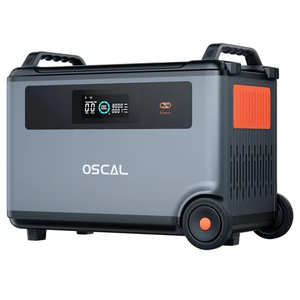 Modul extindere baterie Oscal BP3600 Negru,display, compatibil cu Oscal PowerMax 3600 6000