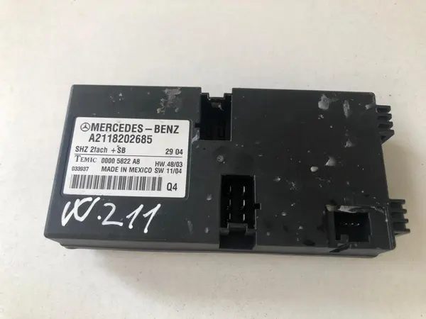 Modul incalzire scaun a2118202685 Mercedes CLS (2004-2010) [C219] w219