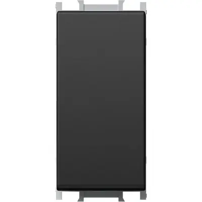 Modul Int. Simplu 1M 16A IP20 Negru, TEM Modul TEM-SM10SB-U