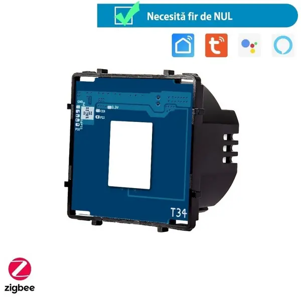 Modul intrerupator tactil cu NUL, protocol ZigBee