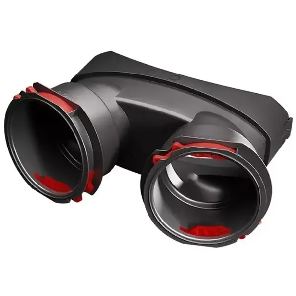 - Modul pentru cutie plenum/cutie de distribuție Heatpex Aria Connect, 2 x 90 mm, Material Polipropilenă (PP), ATC1, Negru