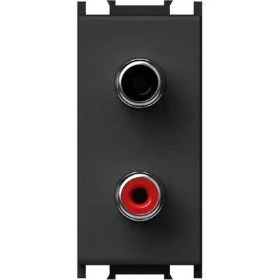 Modul Priza audio 2P RCA 1M ne, TEM Modul TEM-KM22SB-B
