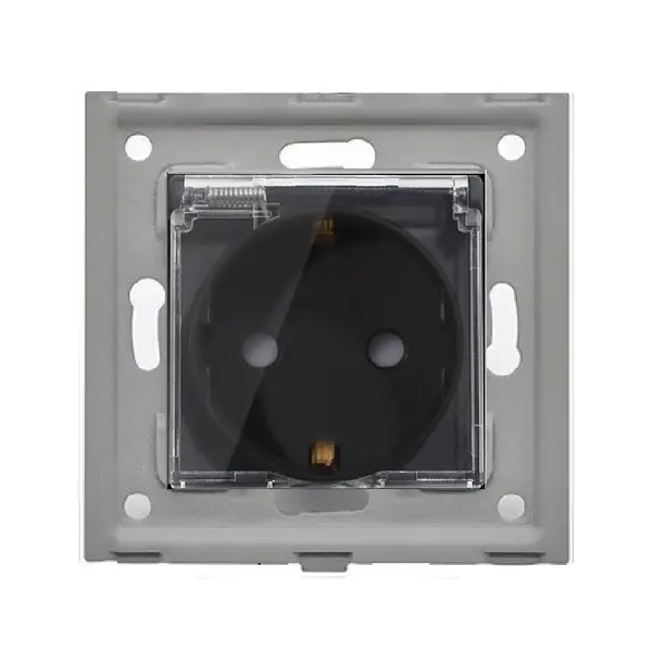 Modul priza simpla cu capac de protectie