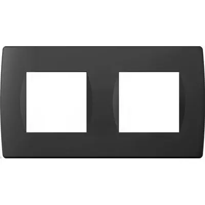 Modul Soft Rama 2x2M IP20 Negru, TEM Modul TEM-OS24SB-U
