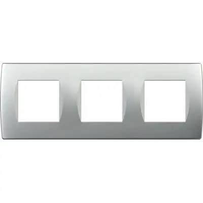 Modul Soft Rama 3x2M IP20 Argintiu, TEM Modul TEM-OS26ES-U